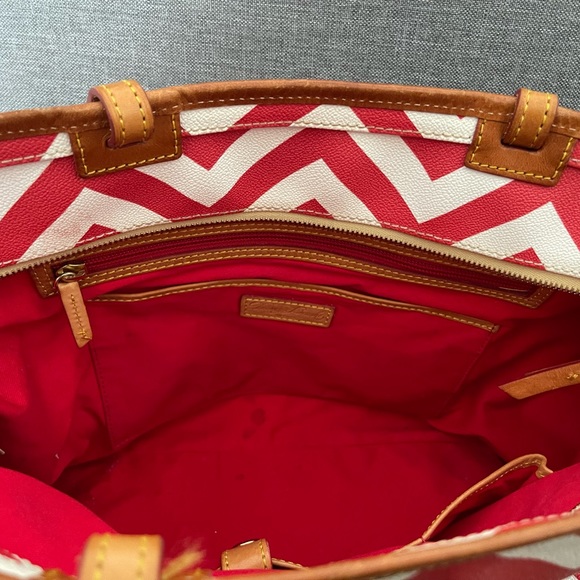 Dooney and Bourke Chevron Tote - Picture 11 of 11